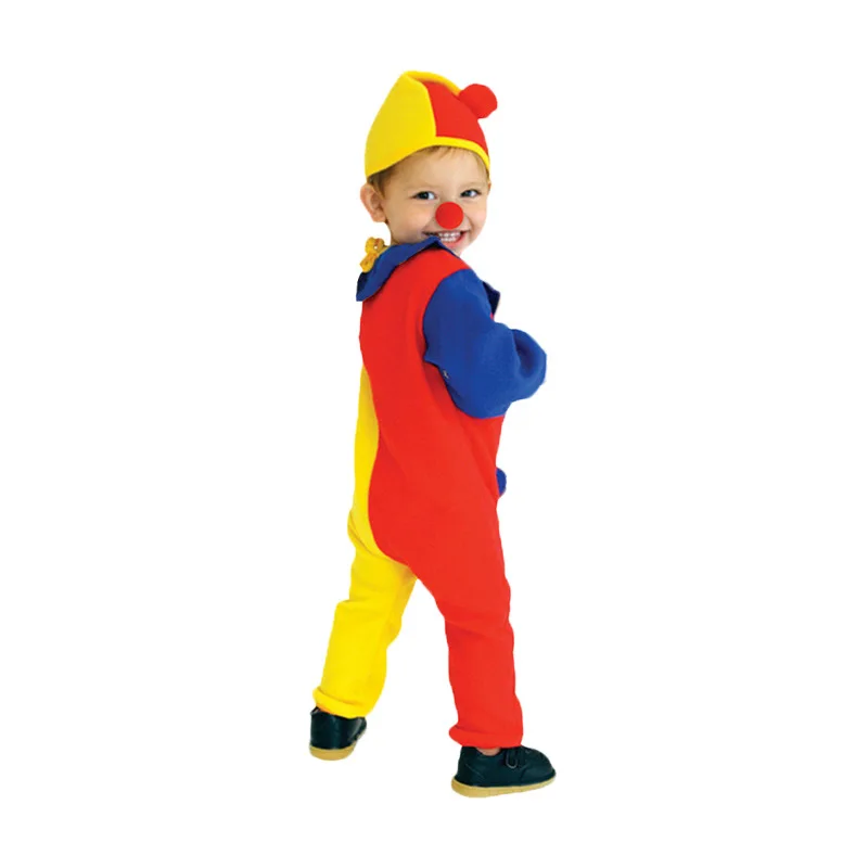 Halloween Clown Circus Cosplay Costumes for Kids Boys Girls Carnival Party Fancy Dress UP Stage Performance Role Play Costume