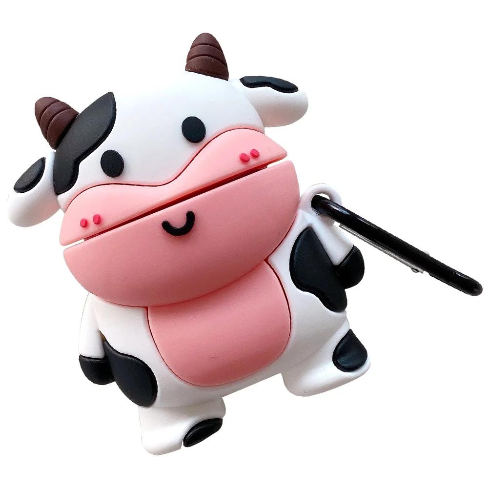 

Cow Headset Protective Case Wireless Earphone Earplugs Silica Gel Travel