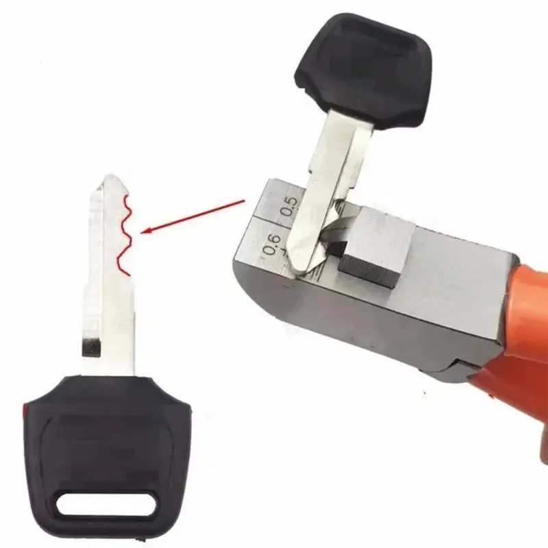 PZHI-For Lishi Cutter Assisted Manual Locksmith Key Cutter Matching Tool Positioning Tooth Copy Key Data Cutting Plier