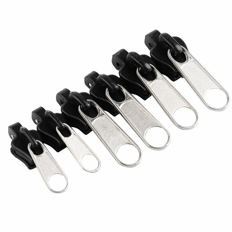 6/12/18/24/30pcs Zipper Fix Easy Repair Set Universal Plastic Zipper Head For DIY Sewing Tools 3 Sizes