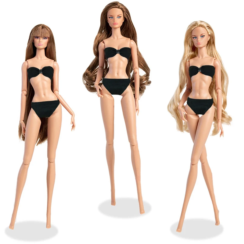 

New Nude Skin Fashion 12" 1/6 BJD Doll Full Doll Figure Supermodel Princess Dolls Jointed Movable Female Body Heads
