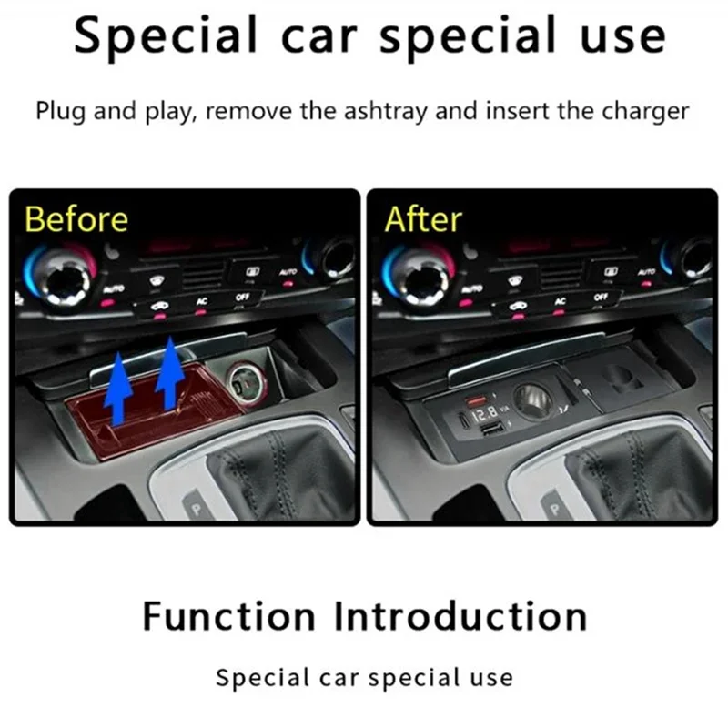A40Z-15W For  B8 A4 A4L A5 S4 S5 Q5 B8 Car QI Wireless Charger Charging Phone Plate Fast Charging Panel