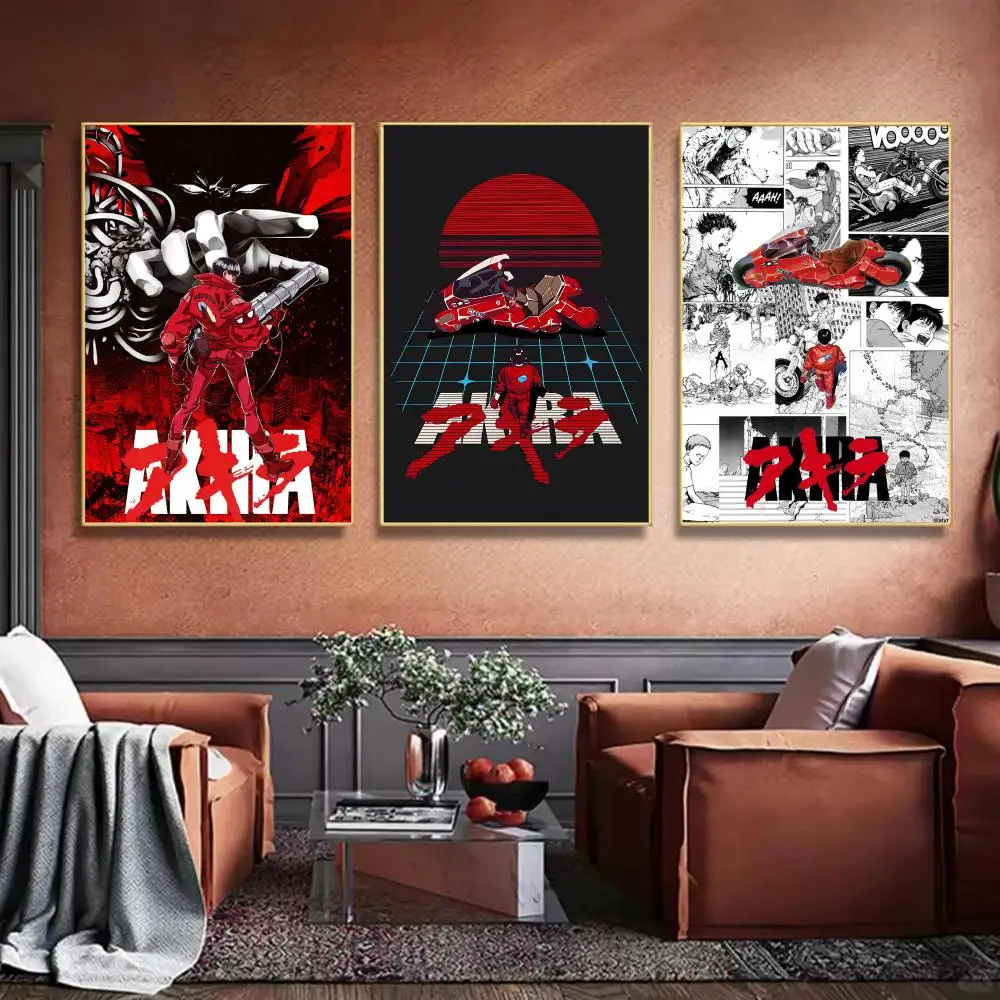Classic jp Anime AKIRA Hot Painting Calligraphy HD Canvas Art Print Wall Decor for Bars Coffee Shops Clubs Rooms
