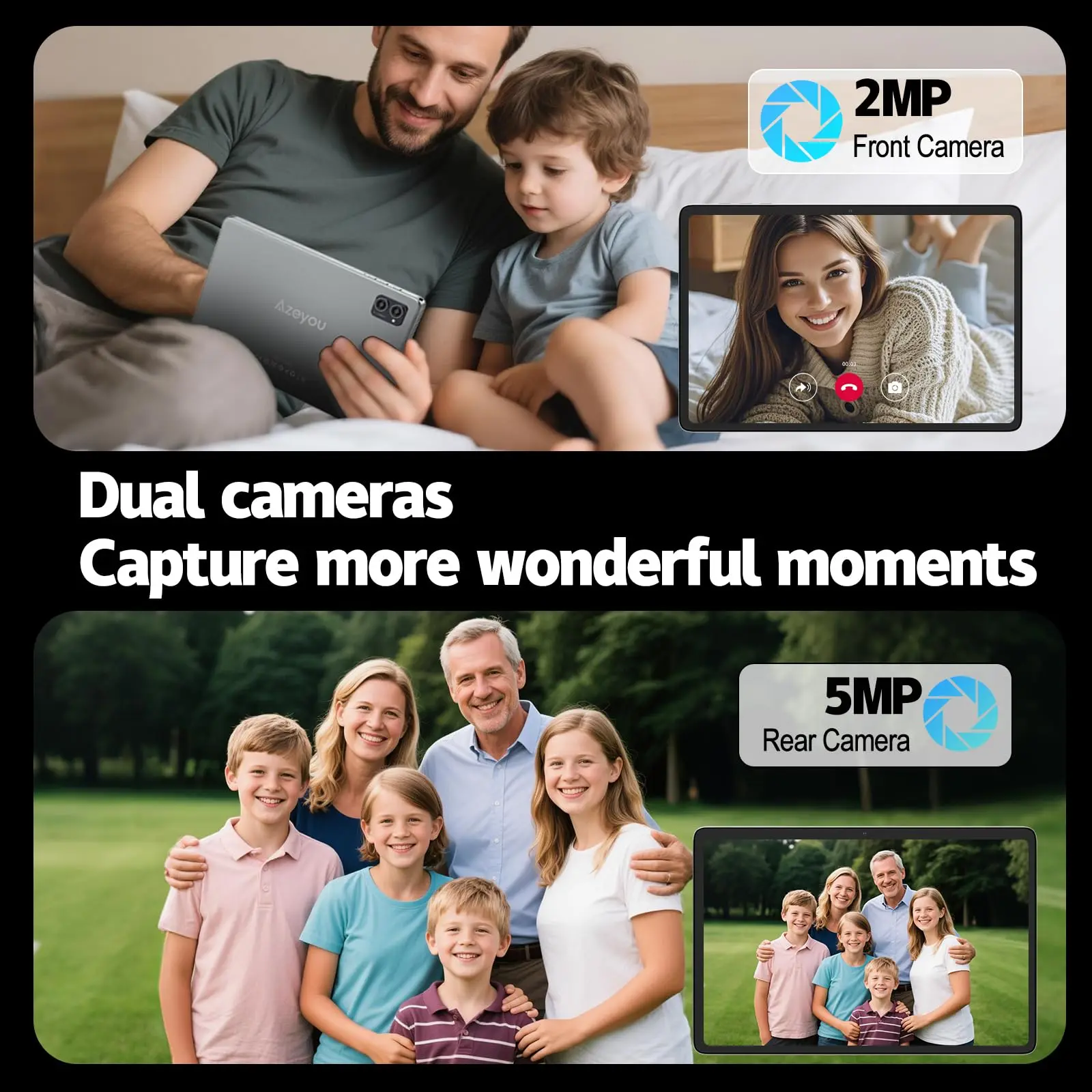 تابلت أندرويد دراسة معدنية / أقراص مكتبية خفيفة الوزن 1280 × 800 IPS HD + شاشة حماية العين معالج ثماني النواة 6000 مللي أمبير في الساعة