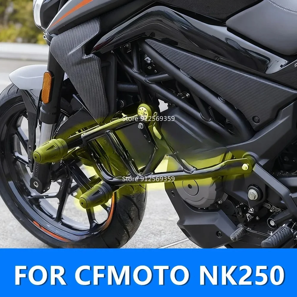 Fit for CFMOTO NK250 250NK NK 250 CF250NK Motorcycle Bumper Front Bumper Stunt Anti Fall Bar Competitive Bar Modification Parts