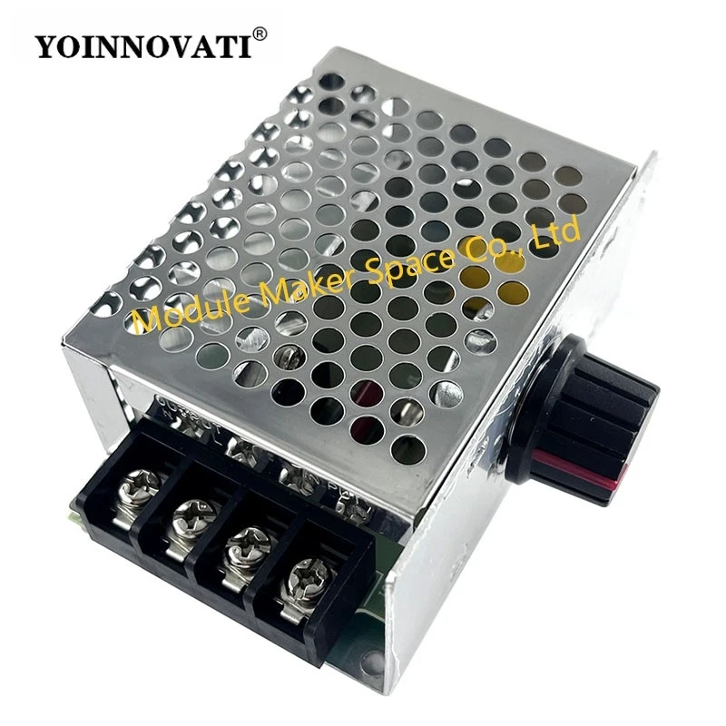 Professional Voltage Regulators 4000W 220V High Power SCR Speed Controller Electronic Voltage Regulator Governor Thermostat