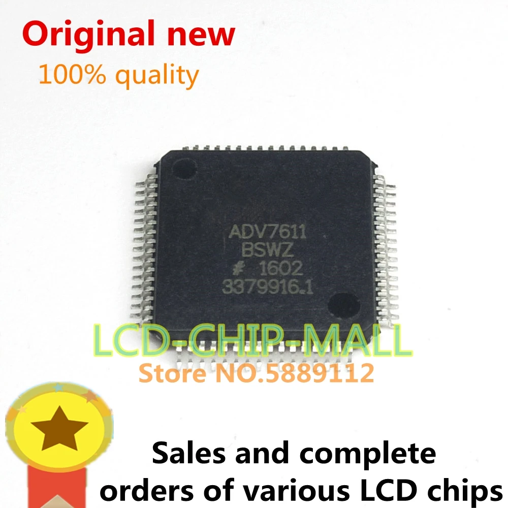 3PCS IN STOCK  ADV7611BSWZ  7611  QFP 100% quality