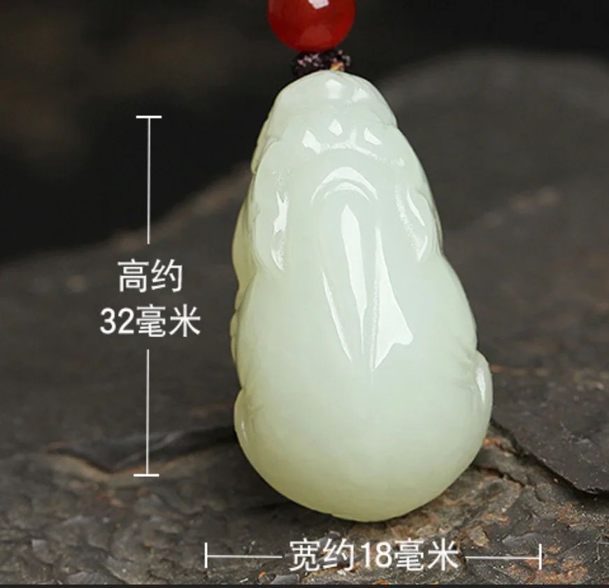 Fine Jewelry Natural Hetian Nephrite Jade Pixiu Pendant White Jade Three-Dimensional Small Pixiu Jade Pendant