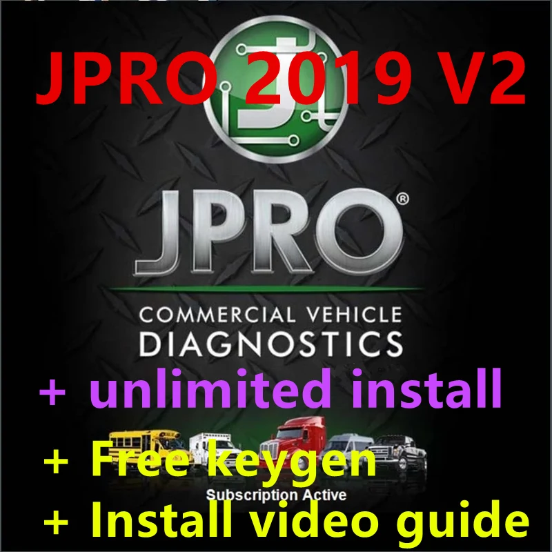 

JPRO Commercial Fleet Diagnostics JPRO 2019 V2 software jpro software+ free keygen+ install video guide+ unlimited insta