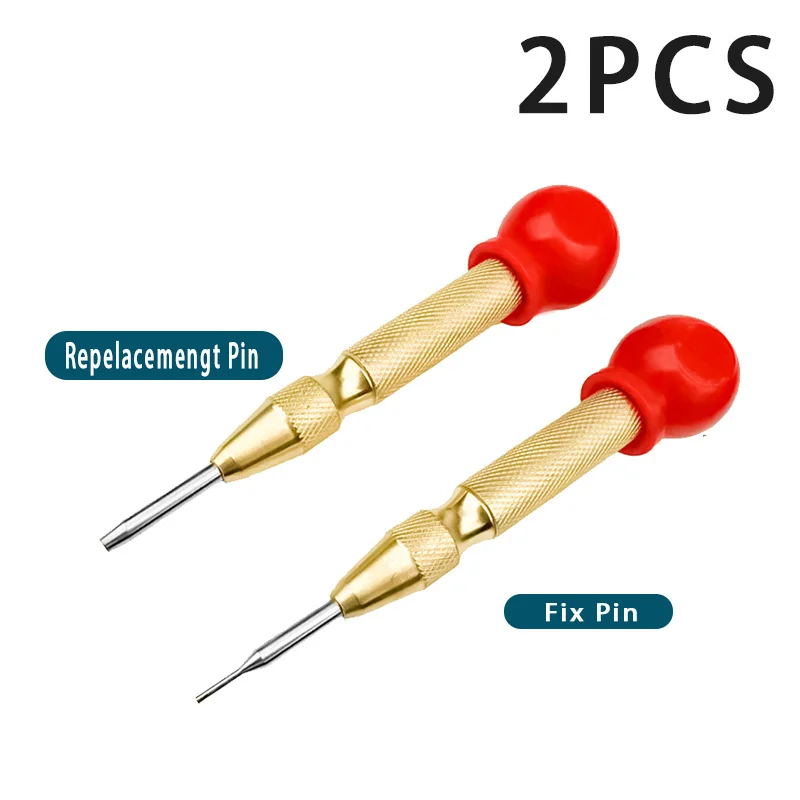 2pcs Locksmith Multifunction Remote Car Key Pin Removal Fixing Tools For Folding Car Key New Version Pin Fix Disassembly Tools
