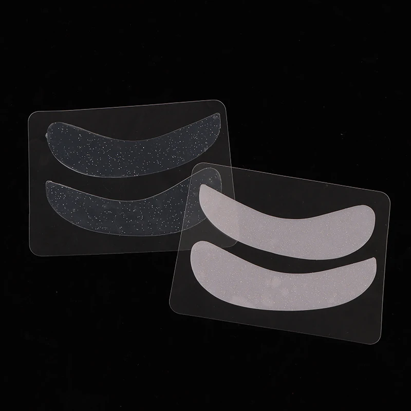 1 par de extensão de cílios de silicone sob almofadas para os olhos enxertada lash lift perm ferramentas reutilizáveis enxertia de cílios adesivo para os olhos