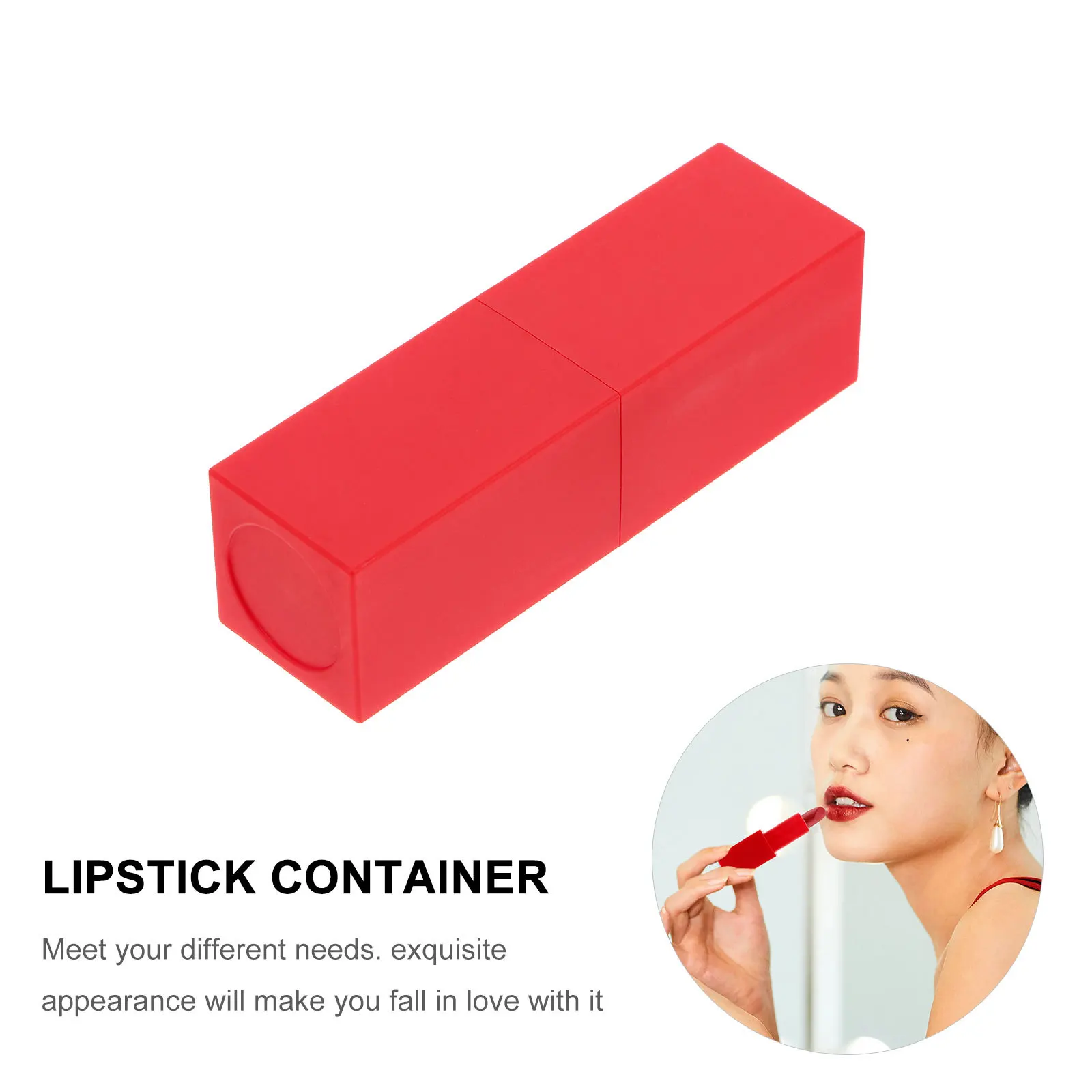 Tubes de rouge à lèvres rechargeables, 5 pièces, fermeture magnétique lisse, conteneurs vides pour baume à lèvres, pour bricolage, stockage de Crayons à lèvres naturels