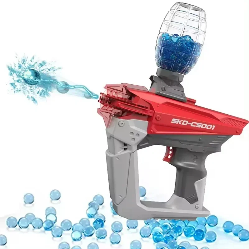 LED 야간 조명이 달린 전기 발광 젤 볼 건, 물 총알 스플래터 볼 건, 야외 슈팅 장난감