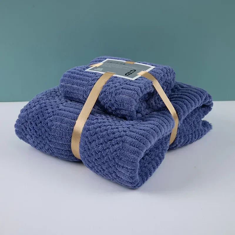 Coral Fleece Absorbent Hair Swimming Face Hand Bath Towel Sets Microfibre Towels Bathroom Towels Microfiber Towel Set Bath Towel