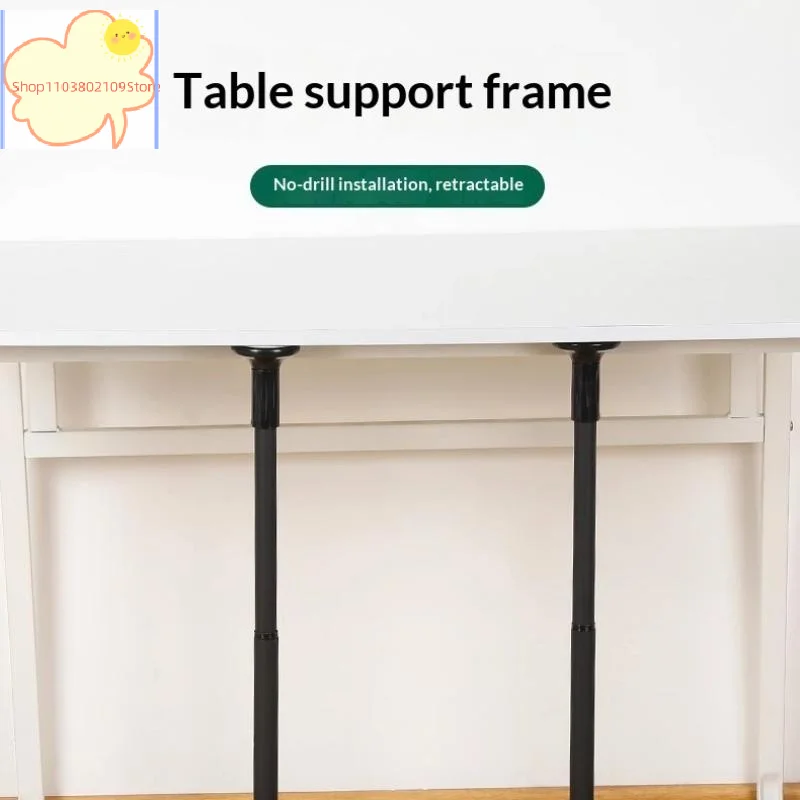 Stainless Steel Furniture Anti-fall Pull Rod Adjustable Support Rod Jack Type Desk Cabinet Support Leg Kitchen Sink Installation