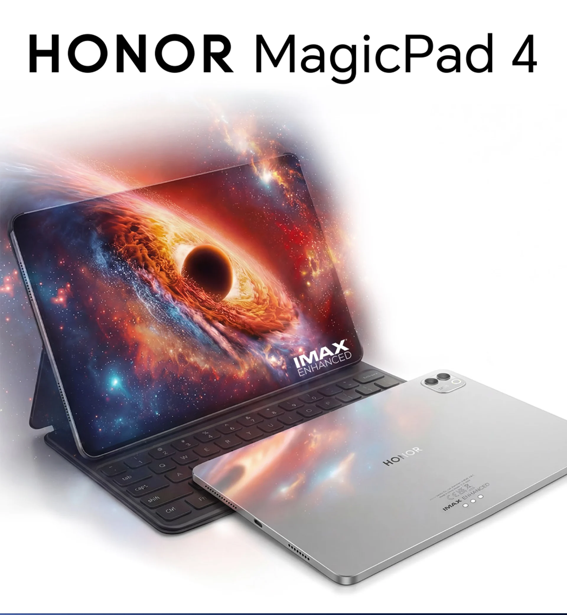 Original HONOR MagicPad 4 Global Version Tablet Snapdragon 8 Gen 5 12.3 Inches 165Hz OLED Display 10100mAh Battery Android 16