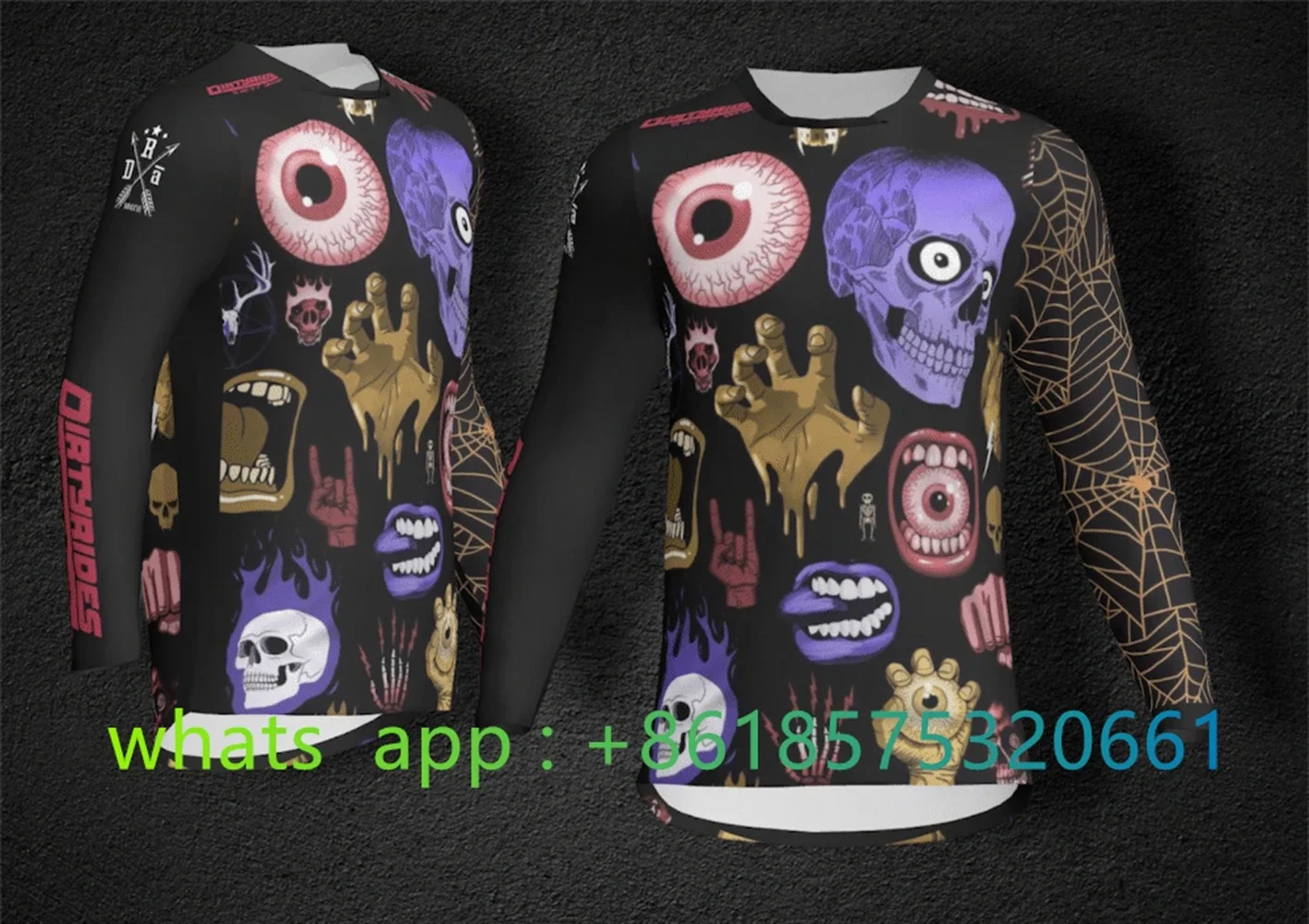 Monster Mash Leopard Print Men Mtb Jersey Racing Motocross Motorcycles Enduro Downhill Mountain Shirts Cycling Clothing Ciclismo