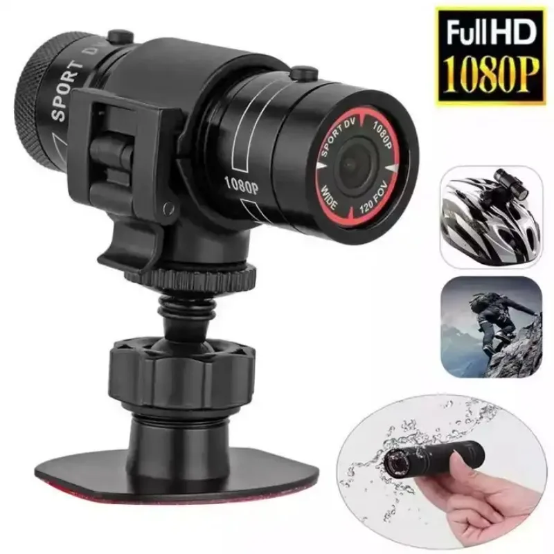 Imagem -04 - Waterproof Mini Sports Câmera Gravador de Vídeo dv Filmadora Motocicleta Bicicleta Bicicleta Capacete ao ar Livre Ação hd 1080p