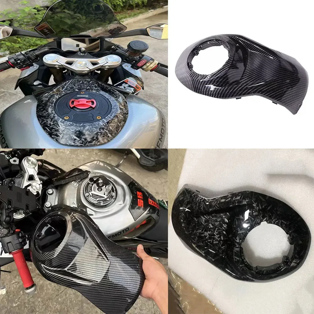 For CFMOTO 450SR 450 SR 2022 2023 2024 CF450SR Motorcycle Tank Cover Fairing Panel Cowl Gas Fuel Protector Accessories Carbon