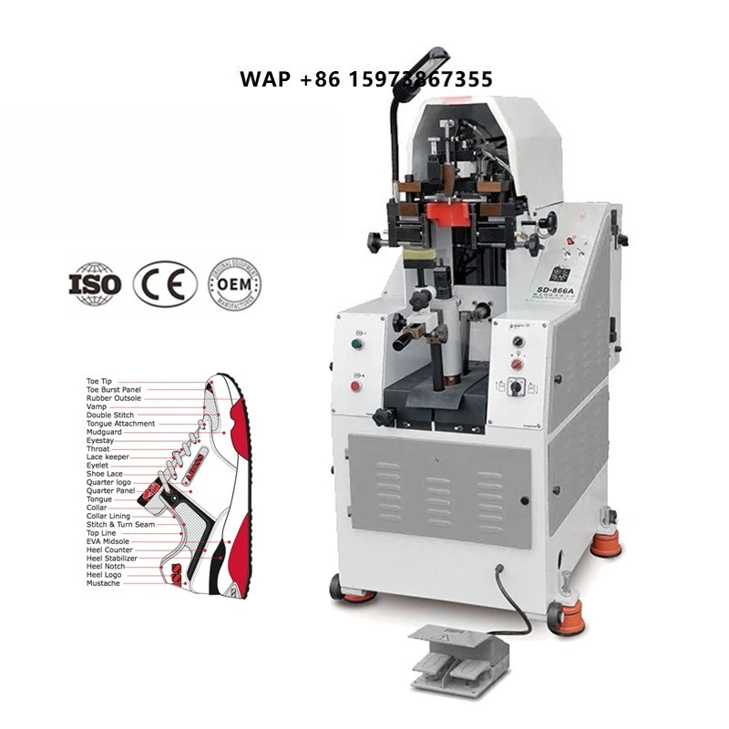 Manufactory Efficient Shoemaking Equipment Machinery Footwear Making Hydraulic Heel Seat Automatic Shoe Side Lasting Machine