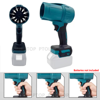 Handheld Leaf Blower ForMakita 18V Li-ion Battery High Power 21V Electrical Air Blower Wireless Fan Dusting Leaf Blowing Machine