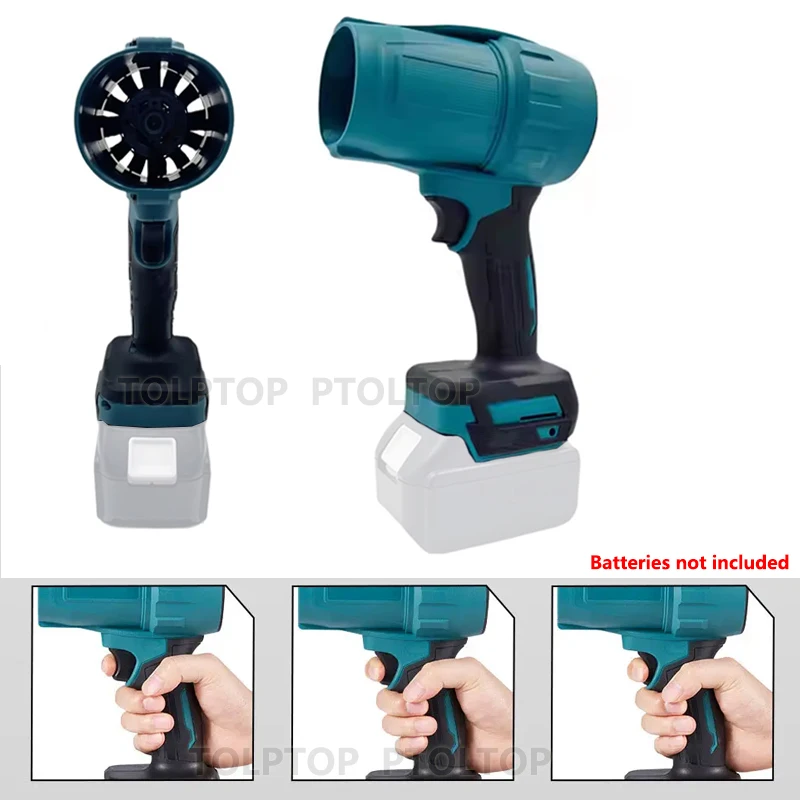 Handheld Leaf Blower ForMakita 18V Li-ion Battery High Power 21V Electrical Air Blower Wireless Fan Dusting Leaf Blowing Machine