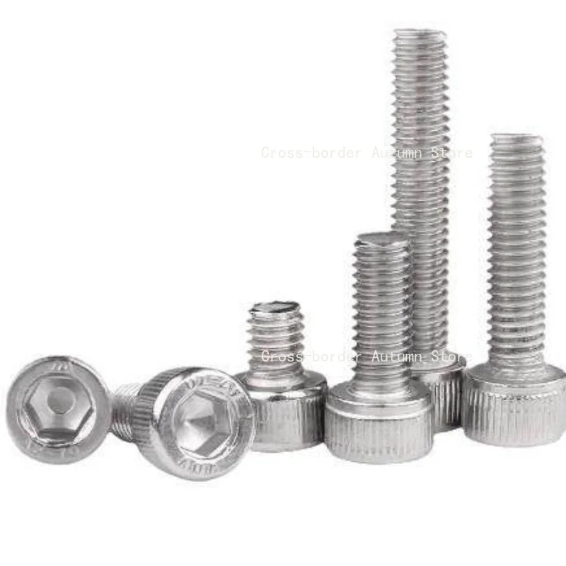 M39M42304 stainless steel cylindrical head hexagonal large screw, cup head bolt screw DIN912