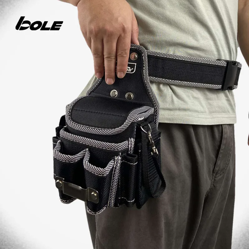 BOLE Small And Exquisite Multifunctional Waist Storage Bag, Reinforced, Durable And Convenient Tool Organizer Tool Bag