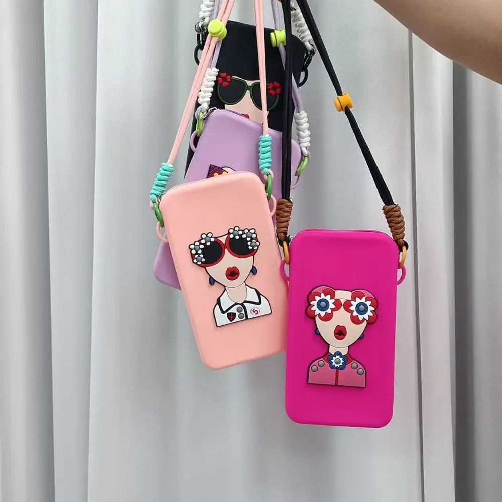 

Fashion Silicone Mobile Phone Bag Multifunction Waterproof Phone Crossbody Bag Large Capacity Shoulder Bag