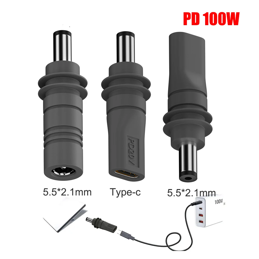 Для-starlink-mini-pd100w-usb-c-female-to-dc5521-male-connector-charge-barrel-jack-Адаптер-питания-c-to-dc-d-to-d