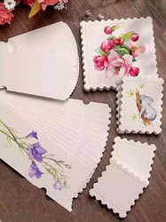 Stamp Watercolor Painting Paper 50% Cotton 25 sheets 300g Fine Grain Portable Ticket Stub Water Color Paper Art Supplies