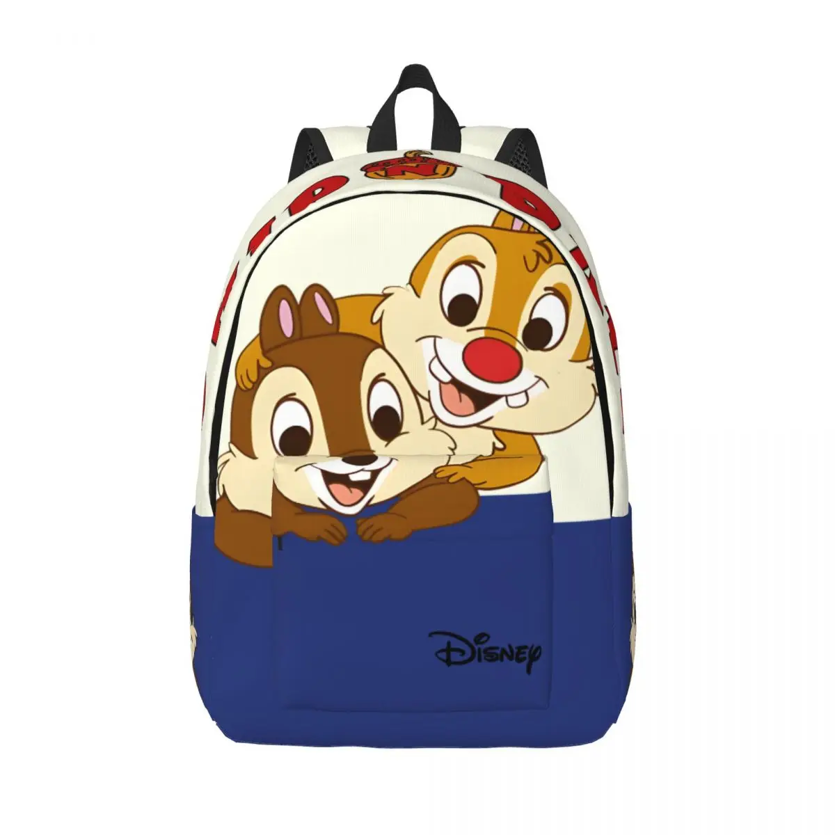 Birthday Gift Chip And Dale Zipper Closure Laptop Bag Disney Chip 'n' Dale Personalised Boys Knapsack Picnic