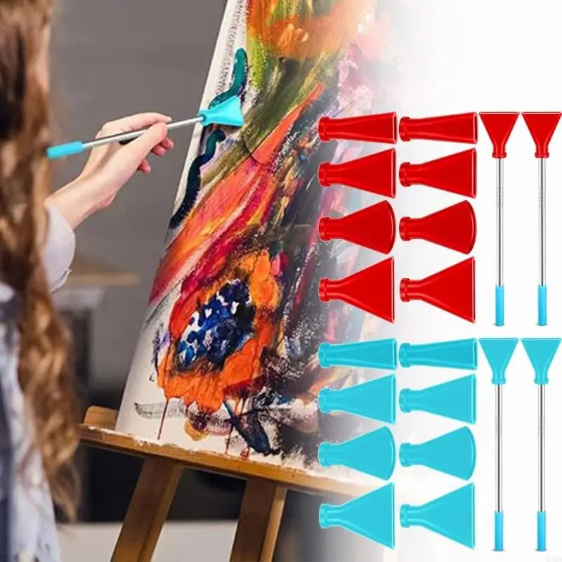 

Профессиональные аксессуары для заливки акрила, 4 размера, насадки для выдувания, соломинки из нержавеющей стали, набор для