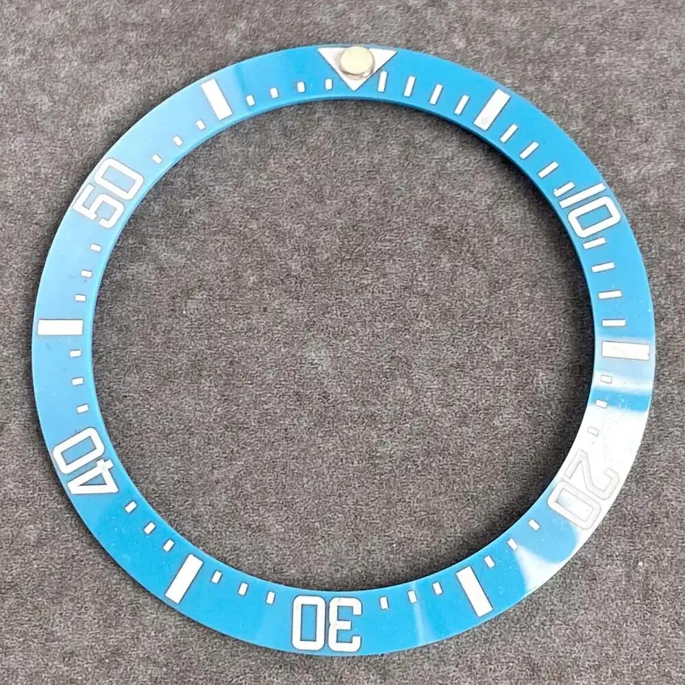 38mm Blue Red Ceramic Bezel Insert Fit 40mm GMT mens watch Bezel SKX 007 Seiko Repair Watch Accessories Repair Tool