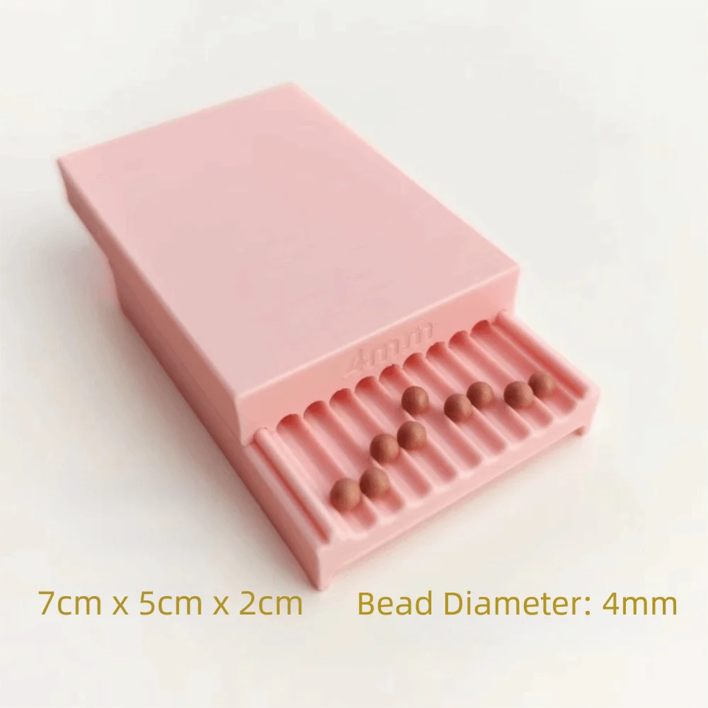 PLA Clay Ball Making Tool Two-Sided Structure Strip Rolling Clay Rolling Mold 1-5mm Diameter Rapid Molding DIY Earring Making