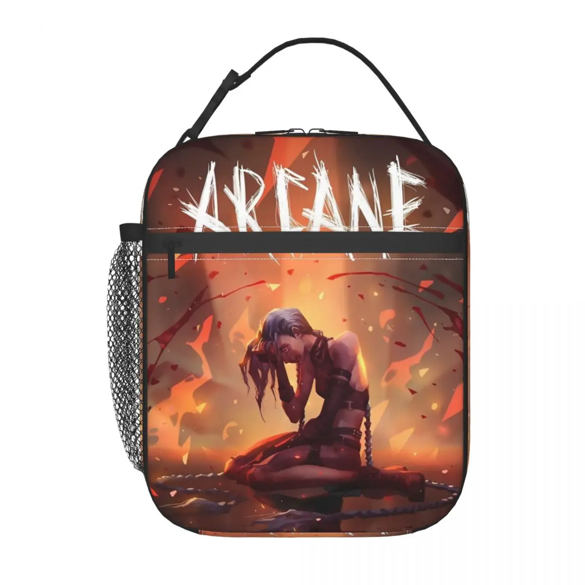 Insulated Lunch Box Jinx Arcane Merch Storage Food Box Fashion Cooler Thermal Lunch Box For School