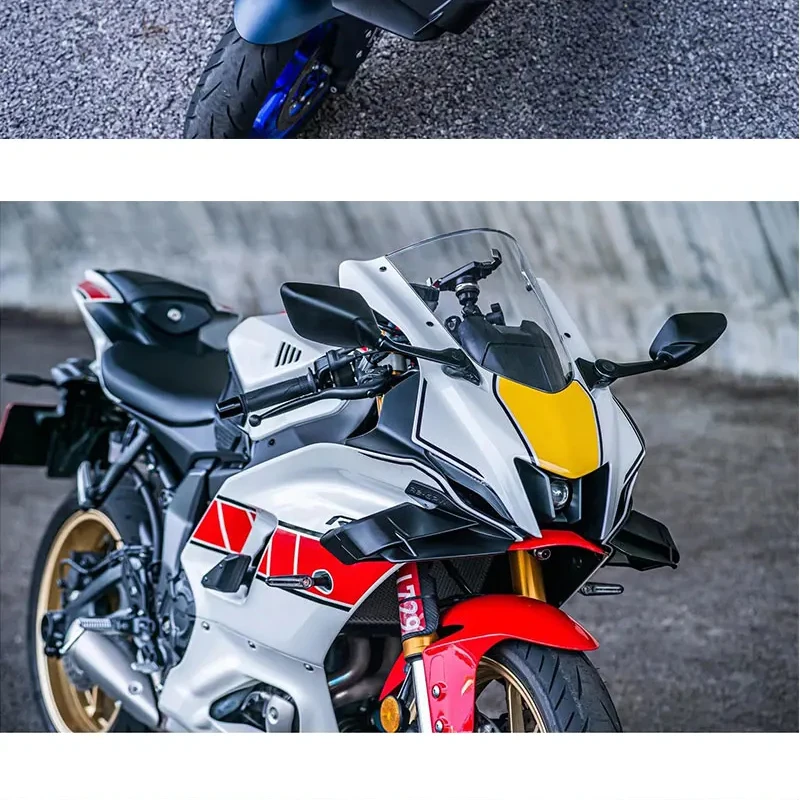 Fixed Wind Wing Motorcycle Wing Aerodynamic Fairing FOR YAMAHA R7 YZF R7 YZFR7 R7 2021-2023