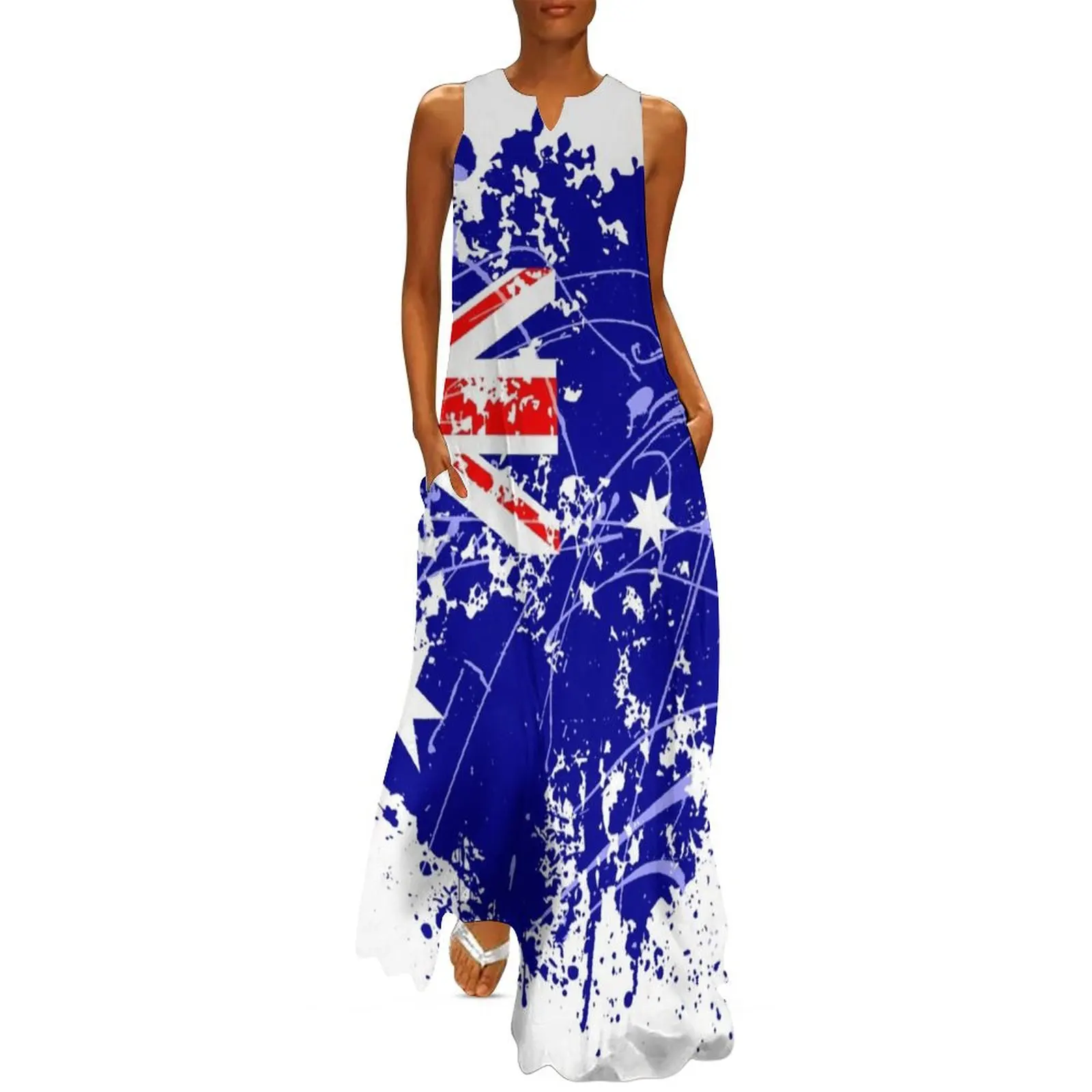 

Australian flag Long Dress evening dresses ladies Woman fashion Dress