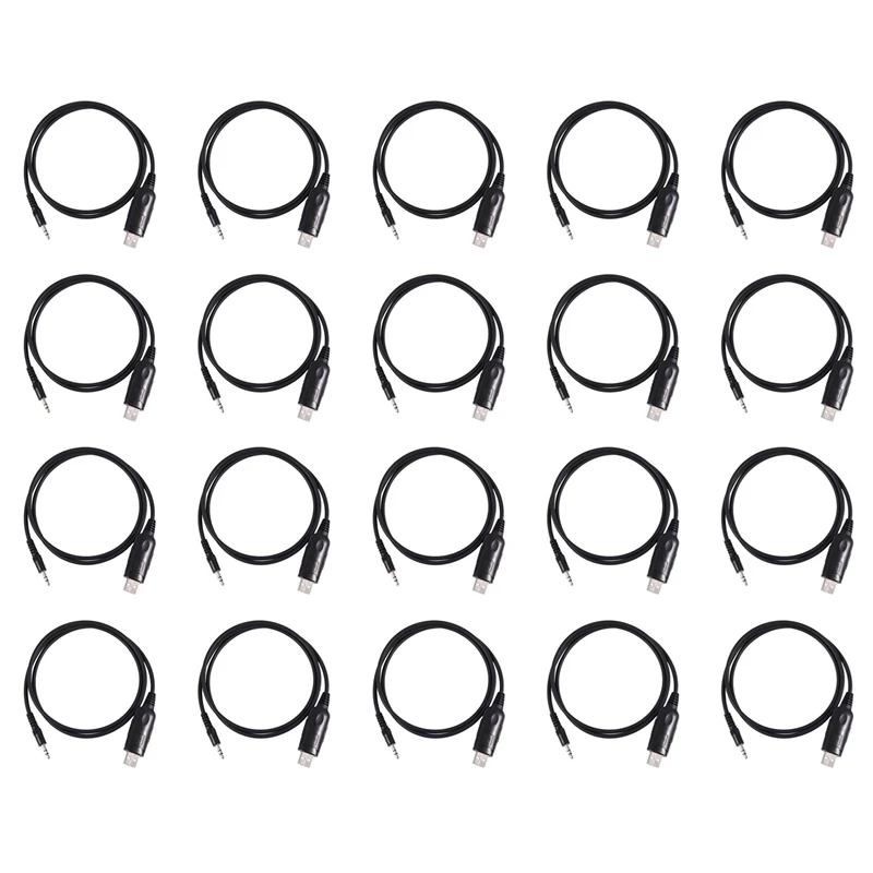 

FULL-20Pcs 3.5Mm USB Programming Cable OPC-478U For ICOM IC-F11 IC-F11S IC-2200H IC-2720H