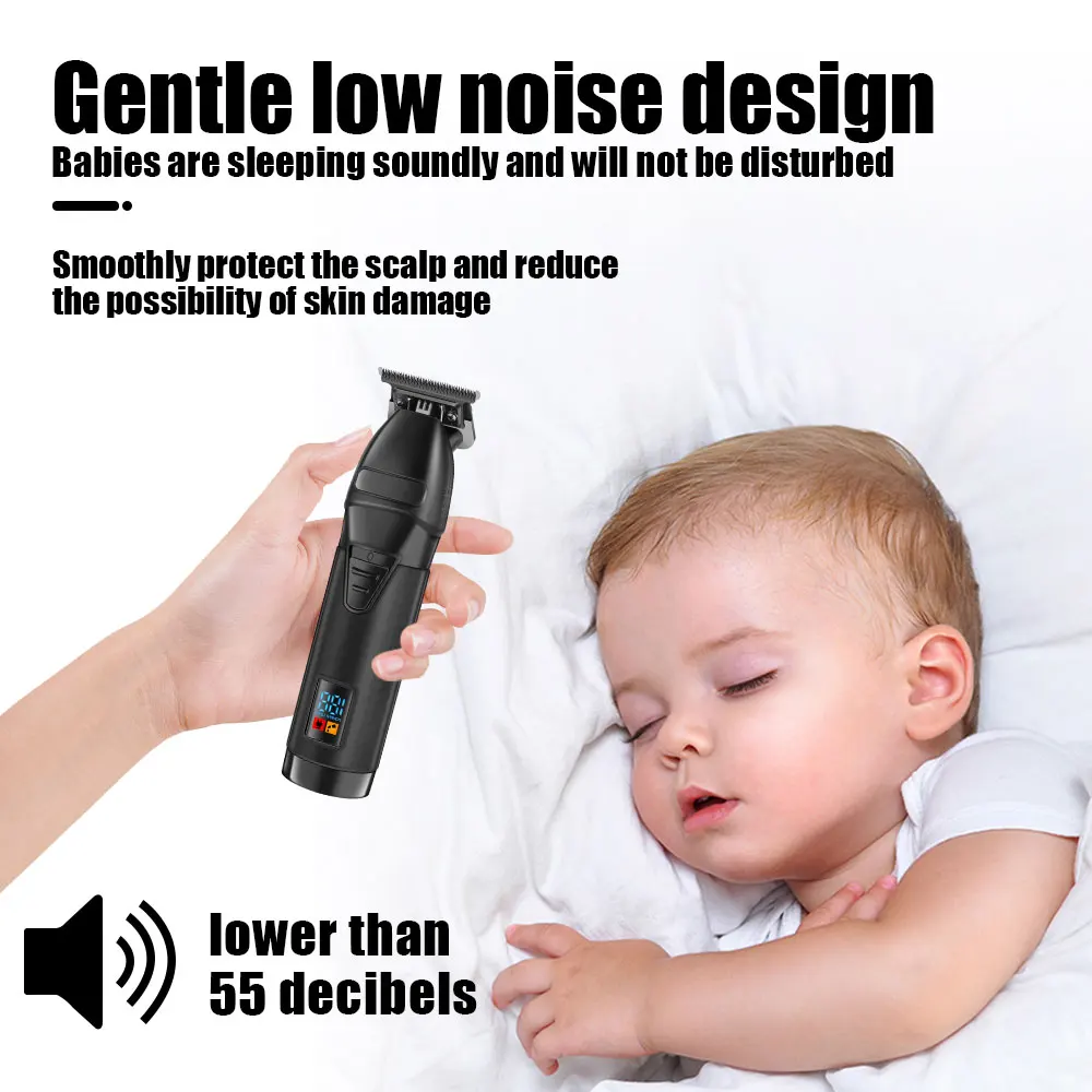 Catega wiederaufladbarer Haarschneider, kabelloser Bart-Haarschneider für Männer, leistungsstarke elektrische Haarschneidemaschine, verstellbarer Haarschnitt