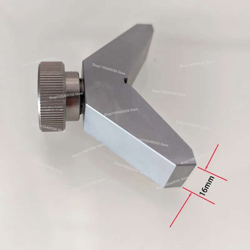 For Keyway Depth Measurement Base V-Shaped 120 ° Circular Bar Shaft Open Parallel Groove Consistency Rapid Detection 8mm