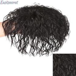EASTSECRET Wigs Cover White Hair, Short Curls, Top Of The Head Patches, One-Piece Corn Perm, Fluffy Hair Increase, Hair Patches