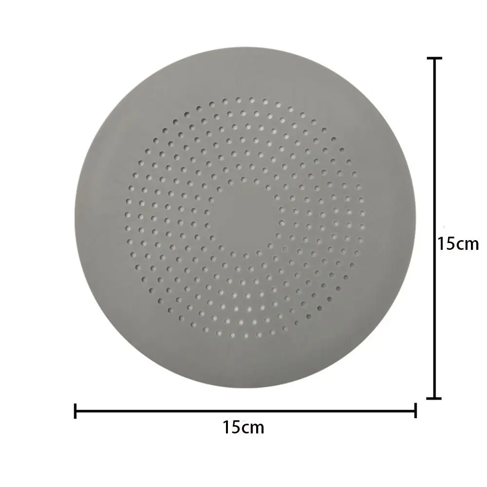 Roundness Kitchen Strainers New TPR Square Floor Drain Filter Durable Bottom Sucker Bathtub Drain Strainers Kitchen