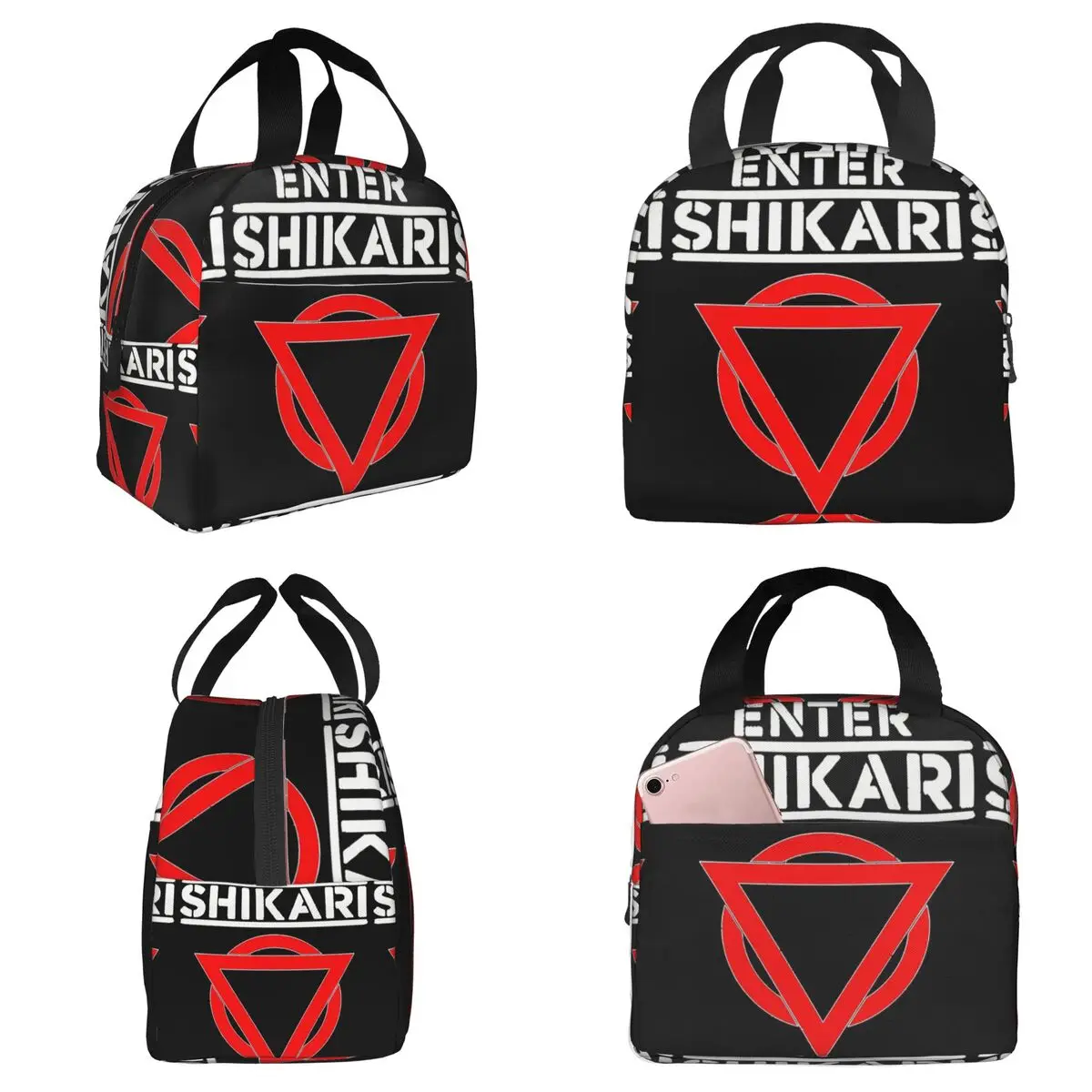

Термосумка для обедов Enter Shikari Rock Band с графическим принтом для детей, школьный термоконтейнер для еды, портативный ланч-бокс
