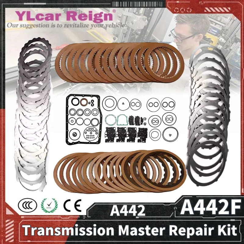 

A442F A442 Automatic Transmission Rebuild Master Overhaul Repair Kit Seals Gaskets Friction Plates Discs For TOYOTA LANDCRUISER