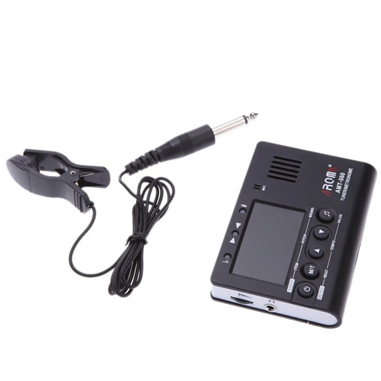 Universal Tuner Digital AMT-560 Electric Guitar Tuner Metronome Portable Music Tool for Guitar Bass Violin Ukulele