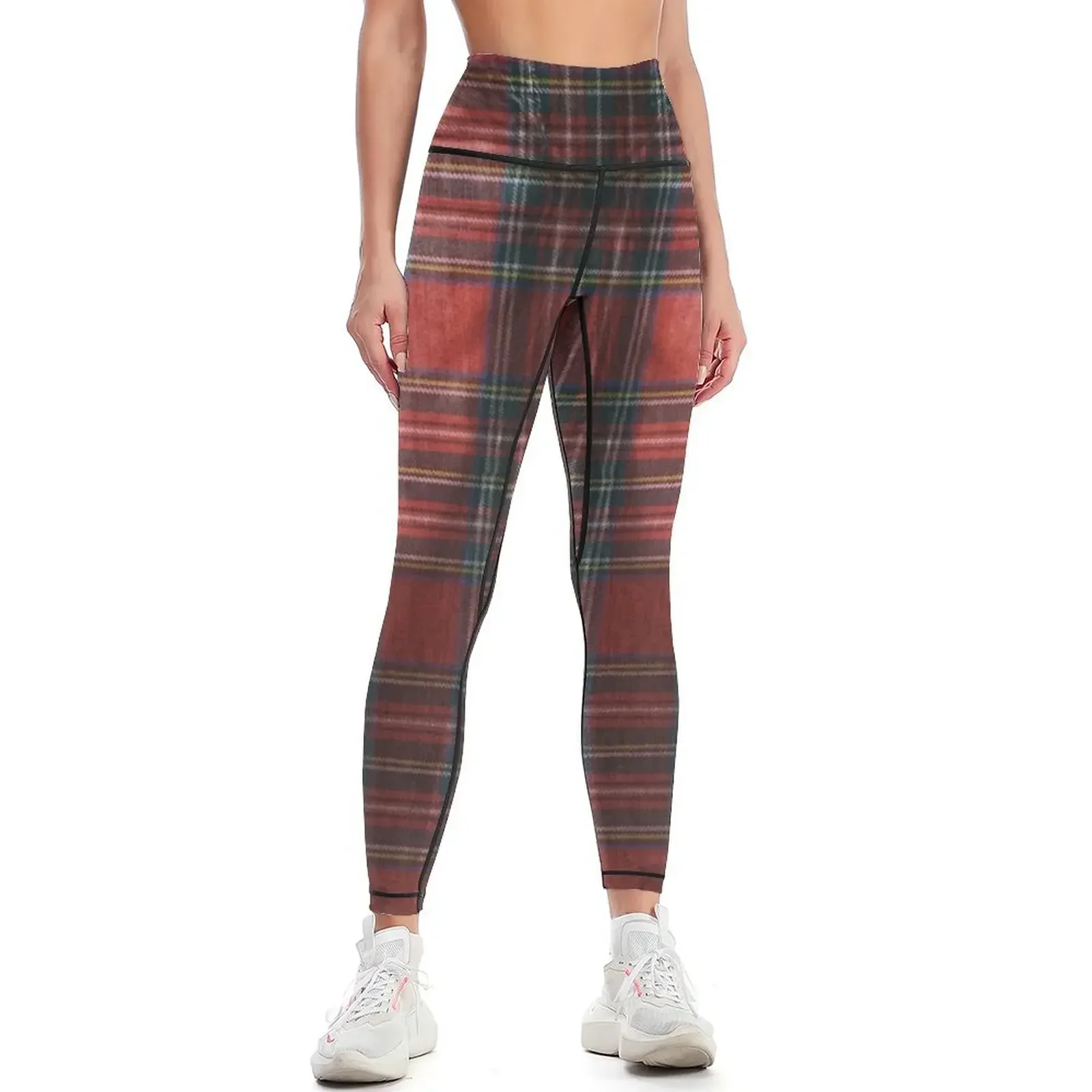 Tartan Jeggings Leggings high waist gym's sportswear active wear harem pants Womens Leggings