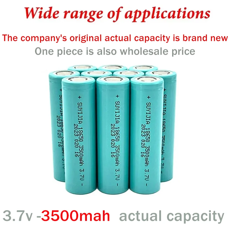 2-30pcs New Rechargeable Battery 3.7V 18650 3500mAh  Suitable for Mobile Medical Equipment LED Lights and Other Backup Batteries