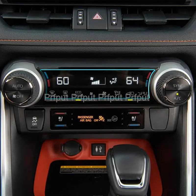 أفلام بلاستيكية نانو من البولي يورثان الحراري لمكيف الهواء ، ملحقات التحكم في المناخ ، تويوتا RAV4 XA50 من تويوتا #2