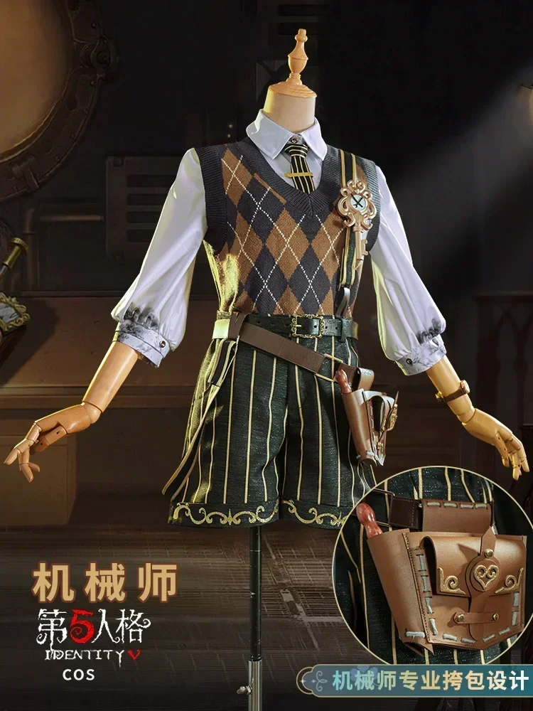 Game Identity V Mechanic Tracy Reznik Cosplay Costume Party Suit Shirt Vest Pants Halloween Uniform Anime Clothing Custom Made